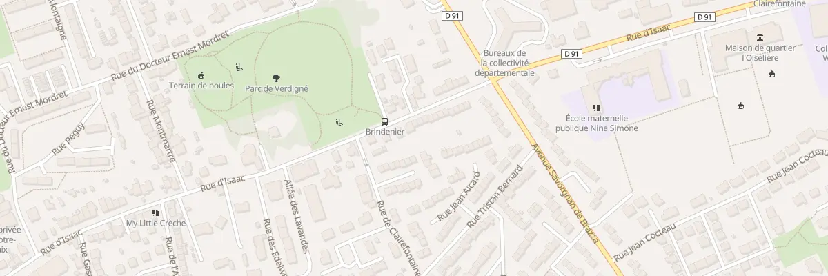 Plan du 100 Rue d’Isaac au Mans