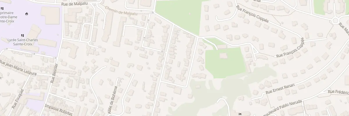 Plan du 68 Rue de Gazonfier au Mans