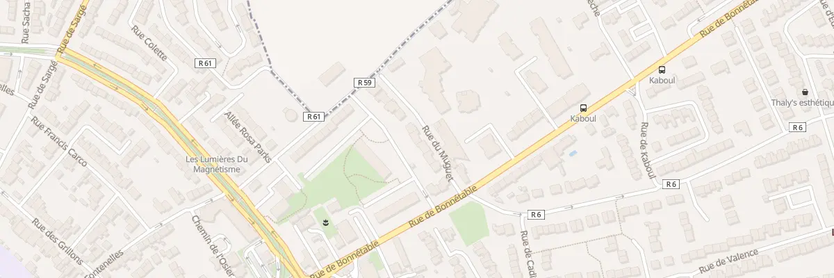 Plan du 6 Rue du Muguet au Mans