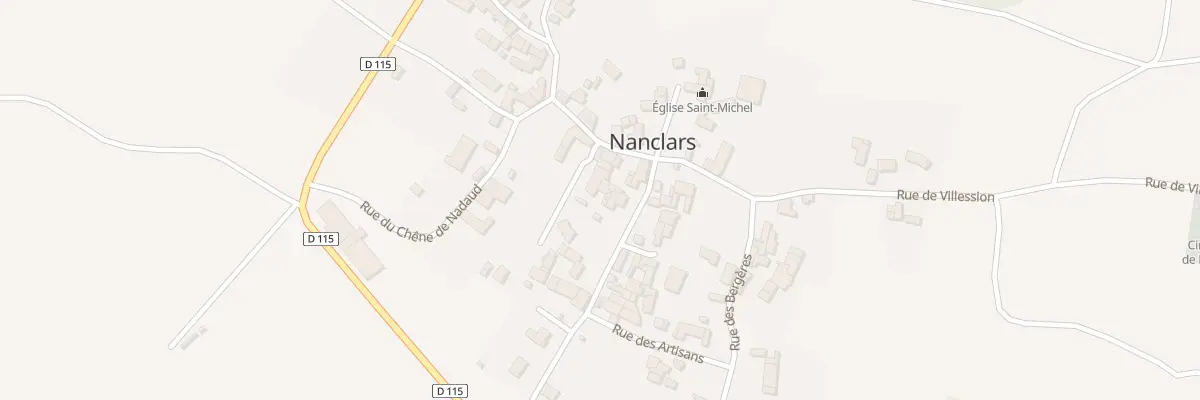 Plan du 3 Sen des Lavandieres à Nanclars