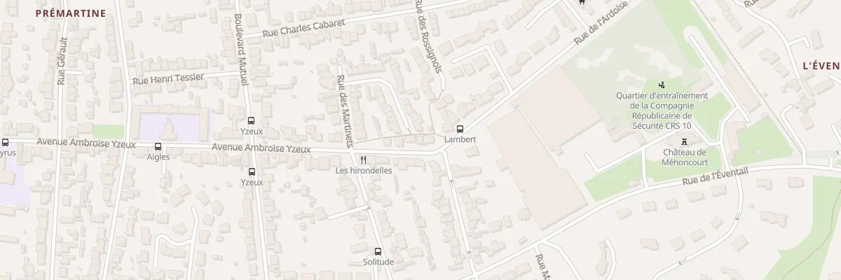 Plan du 105 Av Yzeux au Mans