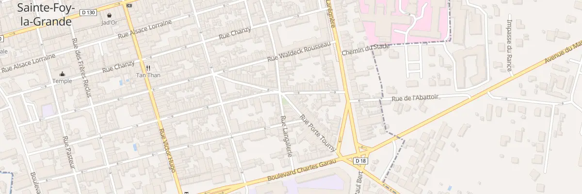 Plan du 95 Rue Marceau à Sainte-Foy-la-Grande