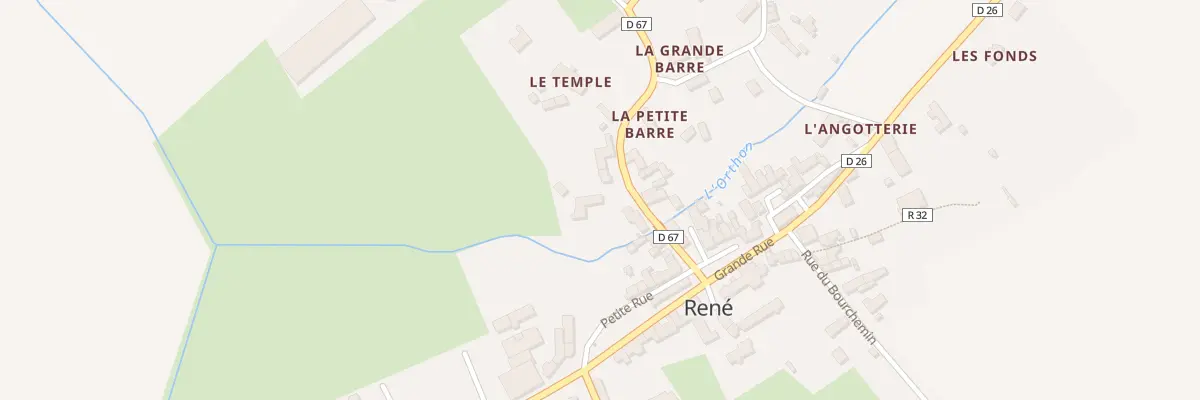 Plan du 11 Rue du Temple à René