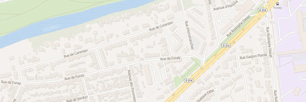 Plan du 159 Rue de Funay au Mans