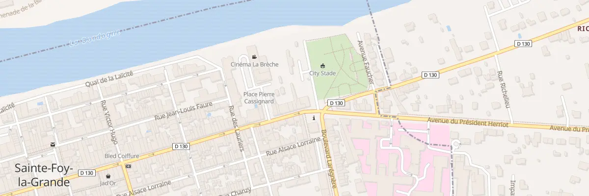 Plan du 150 Rue de la République à Sainte-Foy-la-Grande