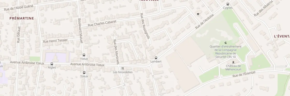Plan du 60 Rue des Rossignols au Mans
