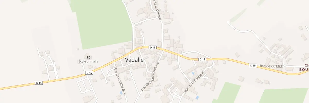 Plan du 50 Rue de la République à Aussac-Vadalle