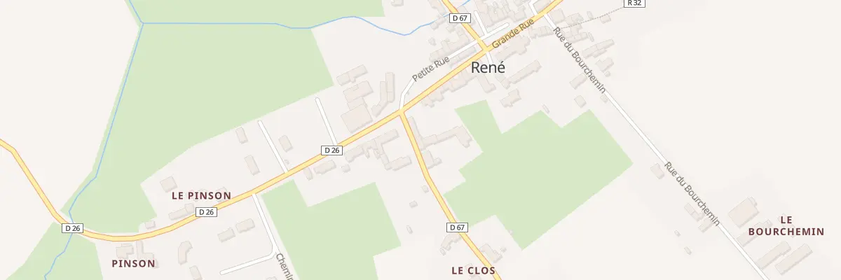 Plan du 3 Rue du Vivier à René