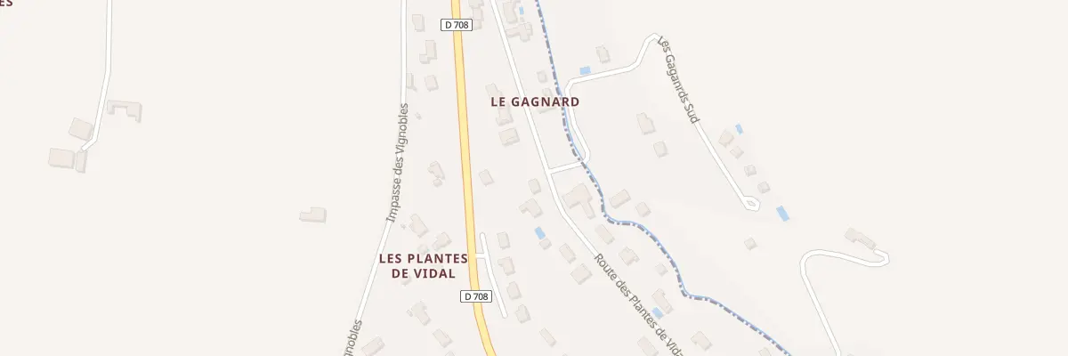Plan du 83 Aux Plantes de Vidal à Saint-André-et-Appelles