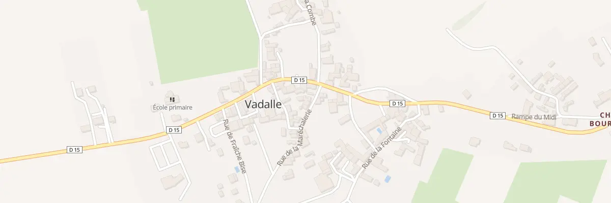 Plan du 3 Rue de la Marechalerie à Aussac-Vadalle