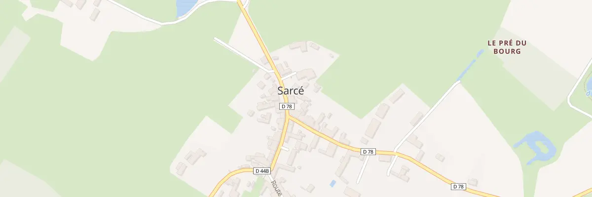 Plan du 5 Pl de L Eglise à Sarcé