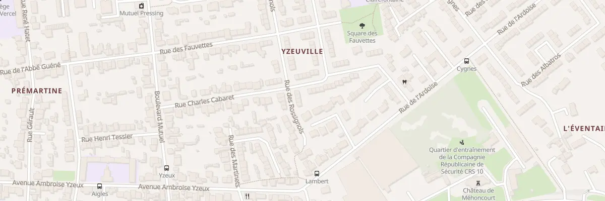 Plan du 57 Rue des Rossignols au Mans