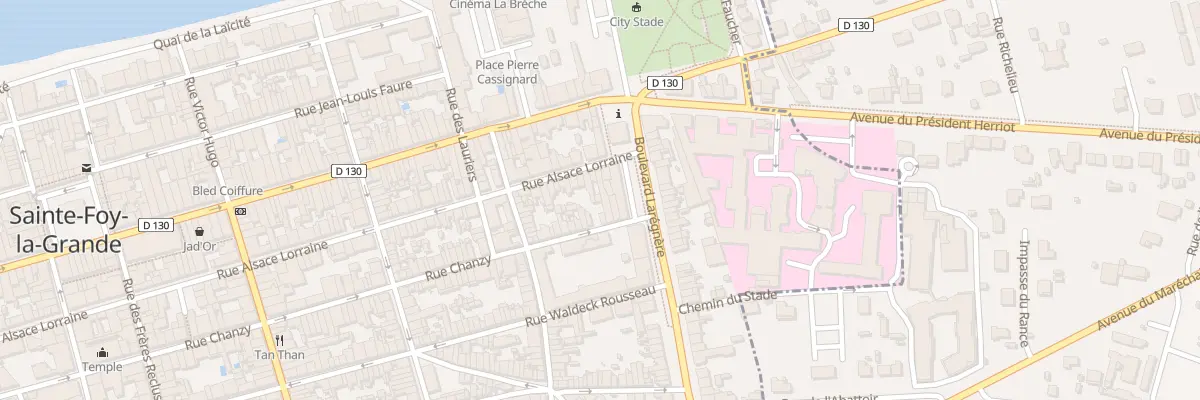 Plan du 119 Rue Alsace Lorraine à Sainte-Foy-la-Grande