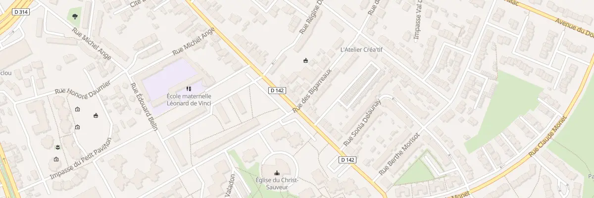 Plan du 46 Rue des Bigarreaux au Mans