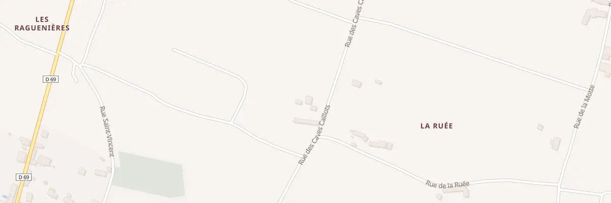 Plan du 7 Rue des Caves Caillots à Benais