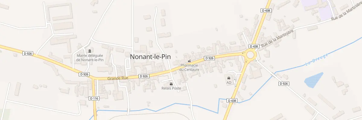 Plan du 30 Grande Rue à Merlerault-le-Pin