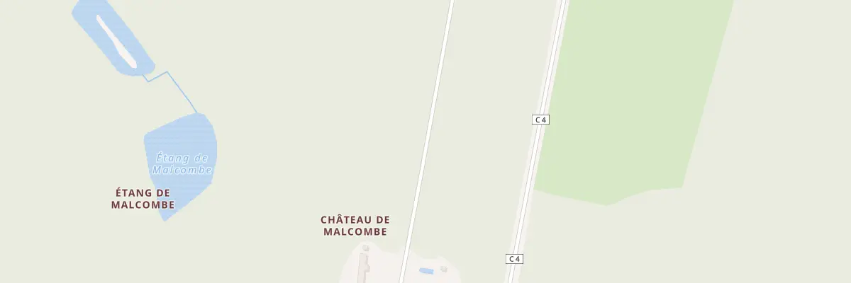 Plan du 1 Chateau de Malcombe à Rillé