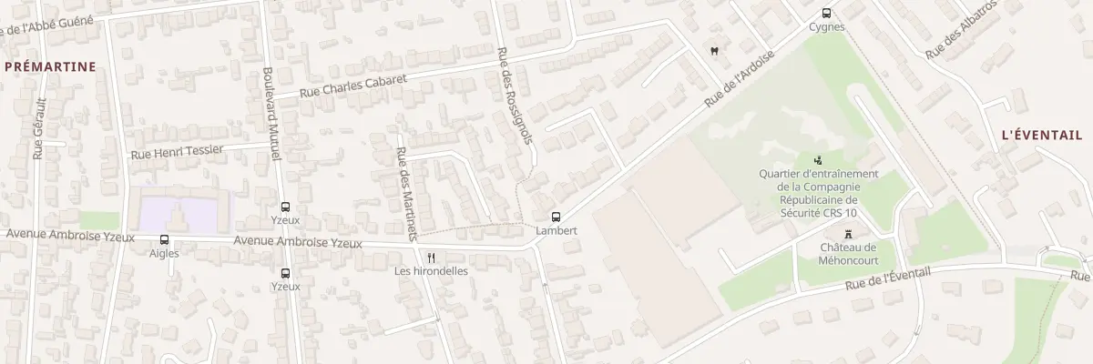 Plan du 75 Rue des Rossignols au Mans
