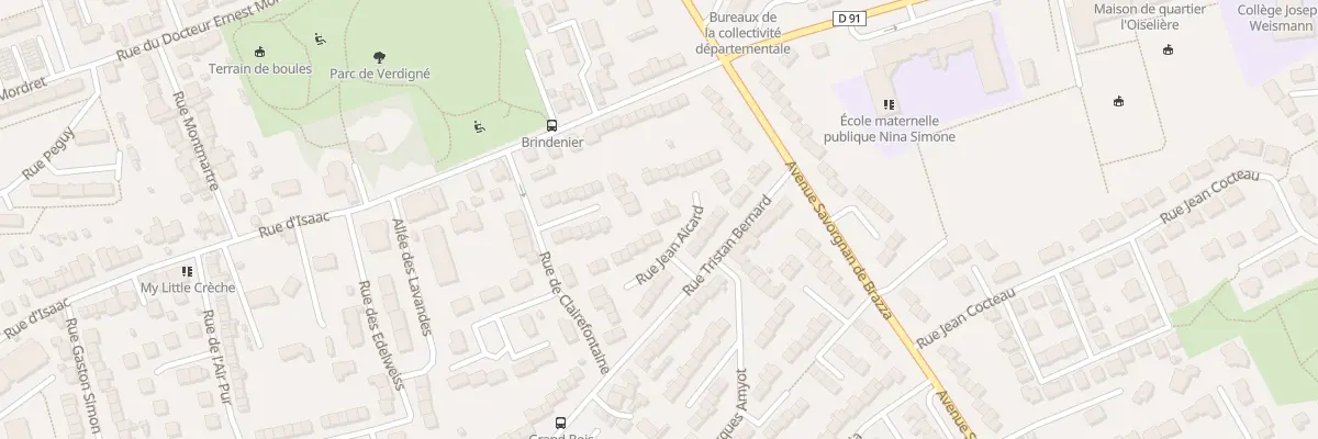 Plan du 37 Rue Jean Aicard au Mans