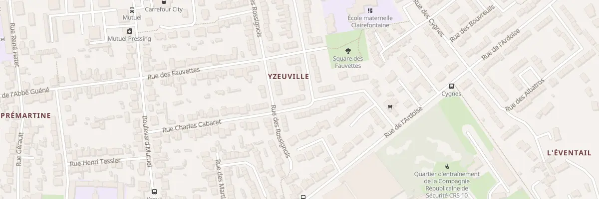 Plan du 44 Rue des Vanneaux au Mans