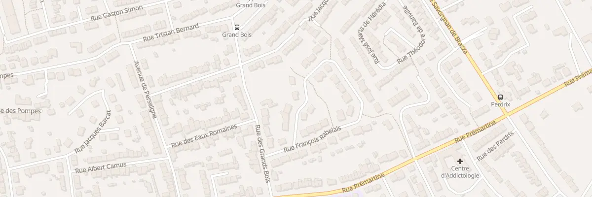 Plan du 52 Rue Francois Rabelais au Mans