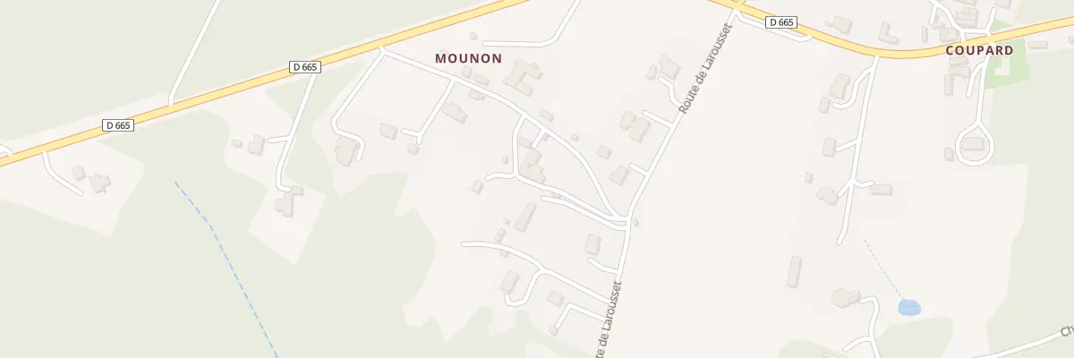 Plan du 28 Mounon à Pompiey