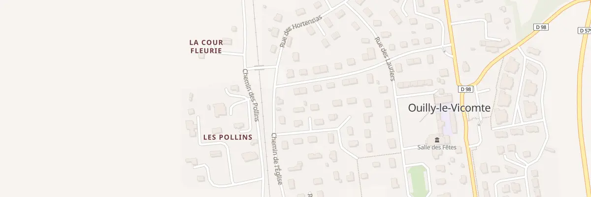 Plan du 4 Rue des Rosiers à Ouilly-le-Vicomte