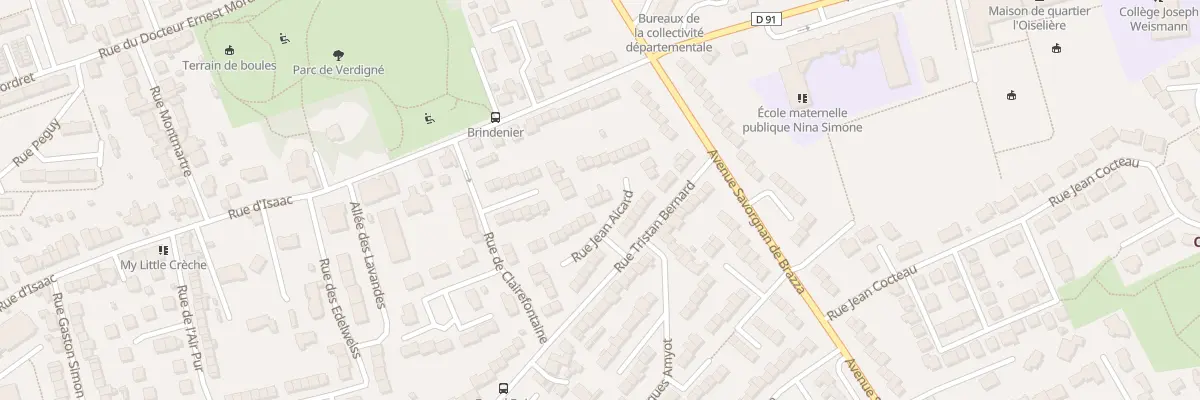Plan du 39 Rue Jean Aicard au Mans