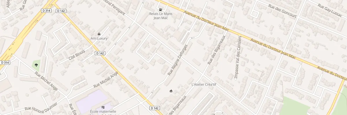 Plan du 27 Rue Daniel Saint Pol au Mans