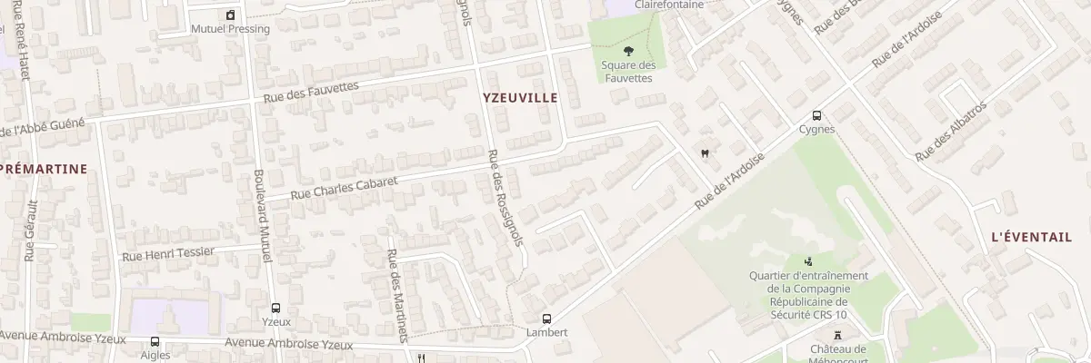 Plan du 55 Rue des Vanneaux au Mans
