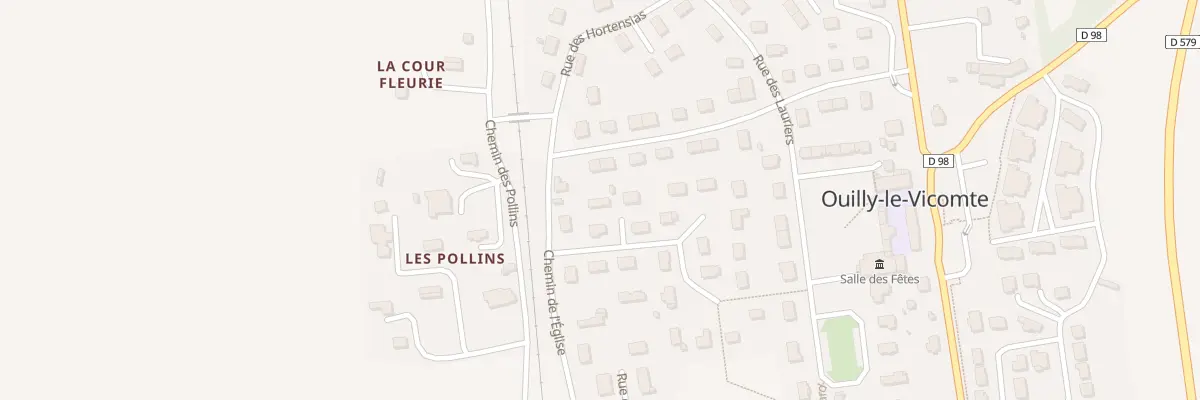 Plan du 5 Rue des Polins à Ouilly-le-Vicomte