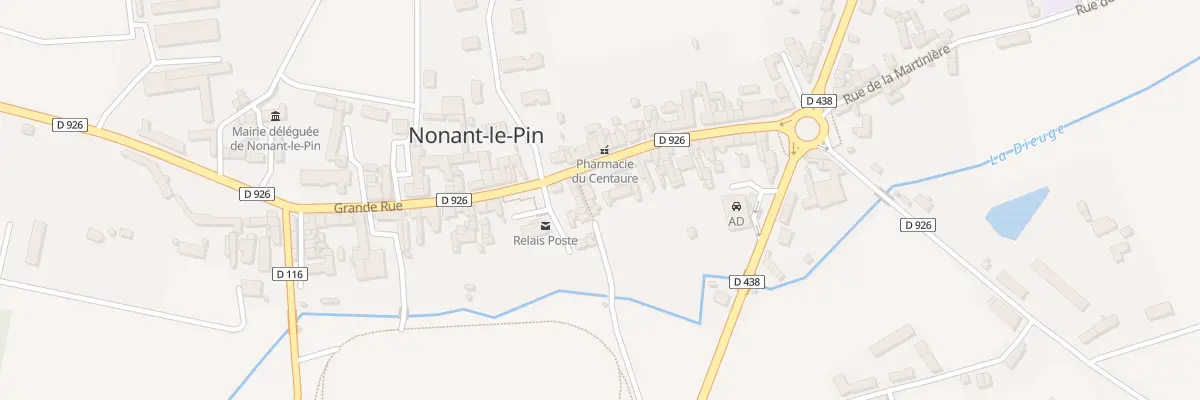 Plan du 45 Grande Rue à Merlerault-le-Pin