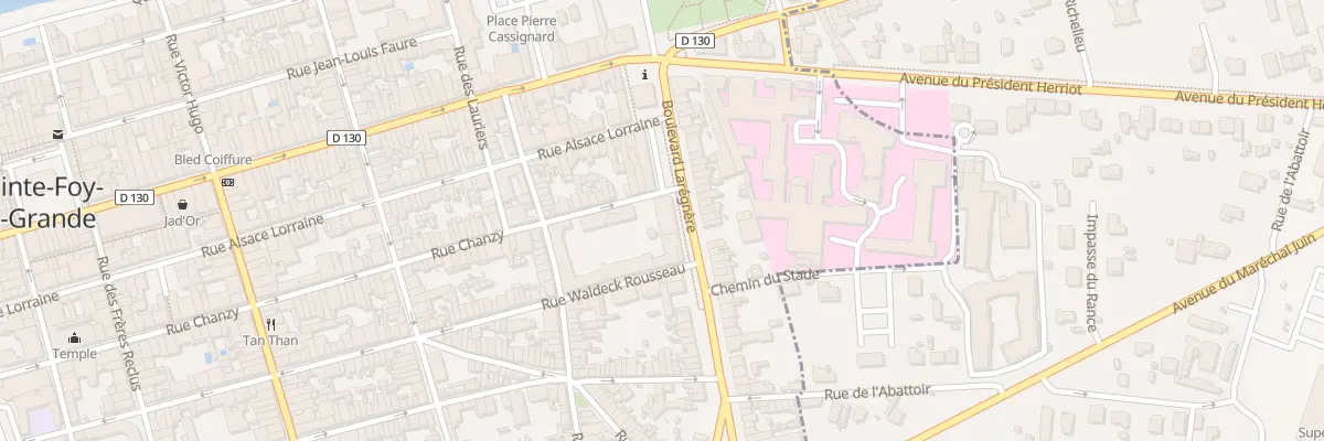 Plan du 3 Bd Larégnère à Sainte-Foy-la-Grande