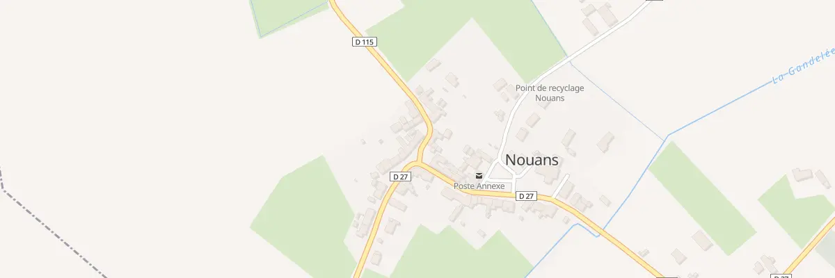 Plan du 3 Rue Sainte-barbe à Nouans