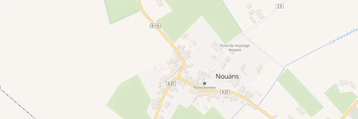 Plan du 5 Rue Sainte-barbe à Nouans