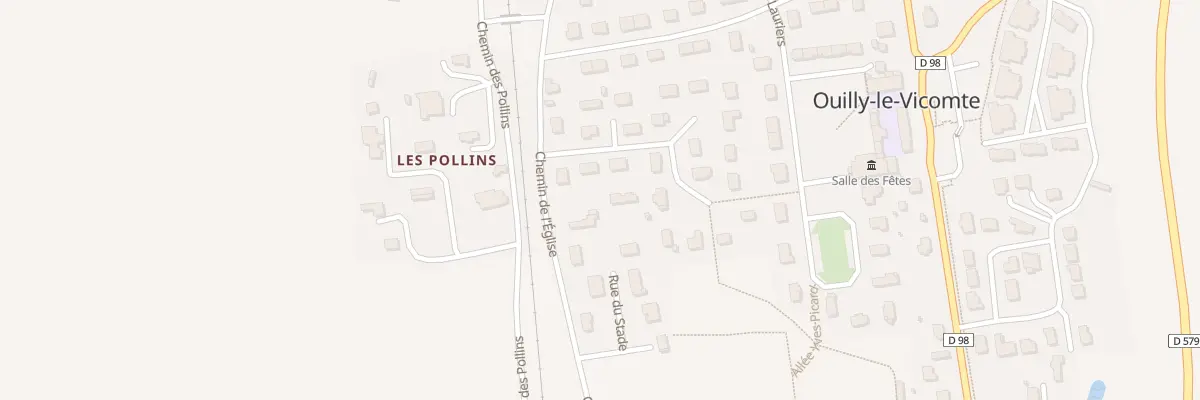 Plan du 3 Che de l’Église à Ouilly-le-Vicomte