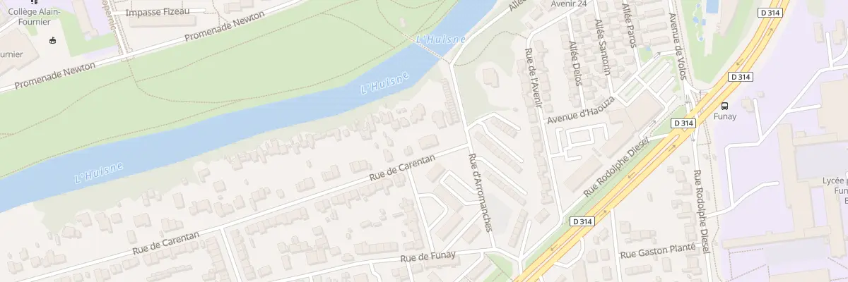 Plan du 117 Rue de Carentan au Mans