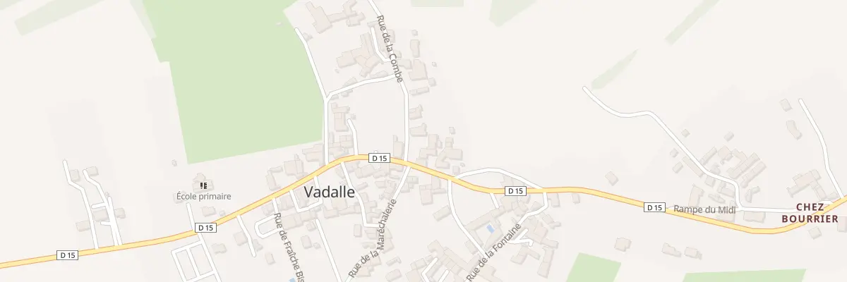 Plan du 3 Rue de la Combe à Aussac-Vadalle