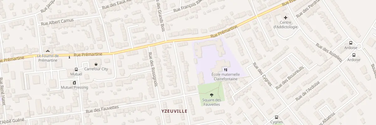 Plan du 11 Rue des Vanneaux au Mans