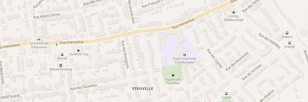 Plan du 13 Rue des Vanneaux au Mans
