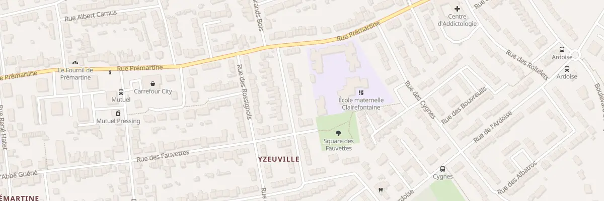 Plan du 21 Rue des Vanneaux au Mans