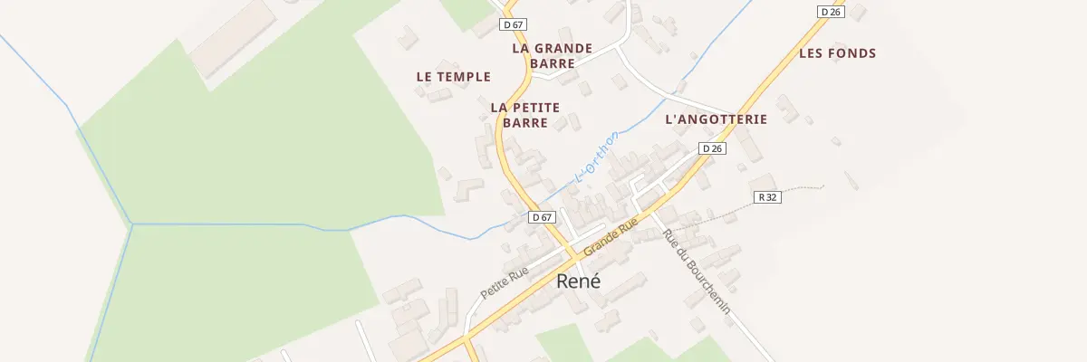 Plan du 6 Rue du Temple à René