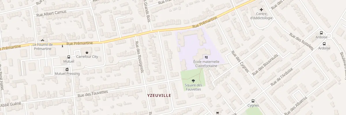 Plan du 17 Rue des Vanneaux au Mans