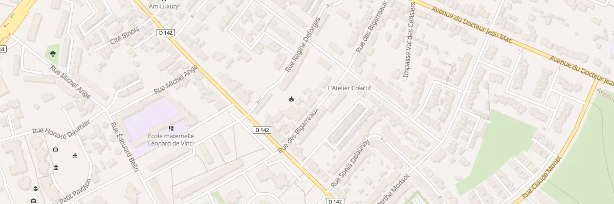 Plan du 34 Rue des Bigarreaux au Mans