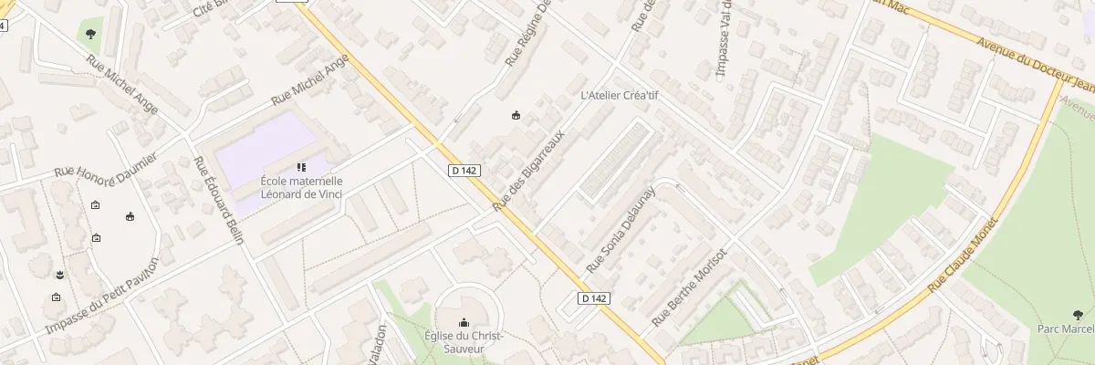 Plan du 53 Rue des Bigarreaux au Mans