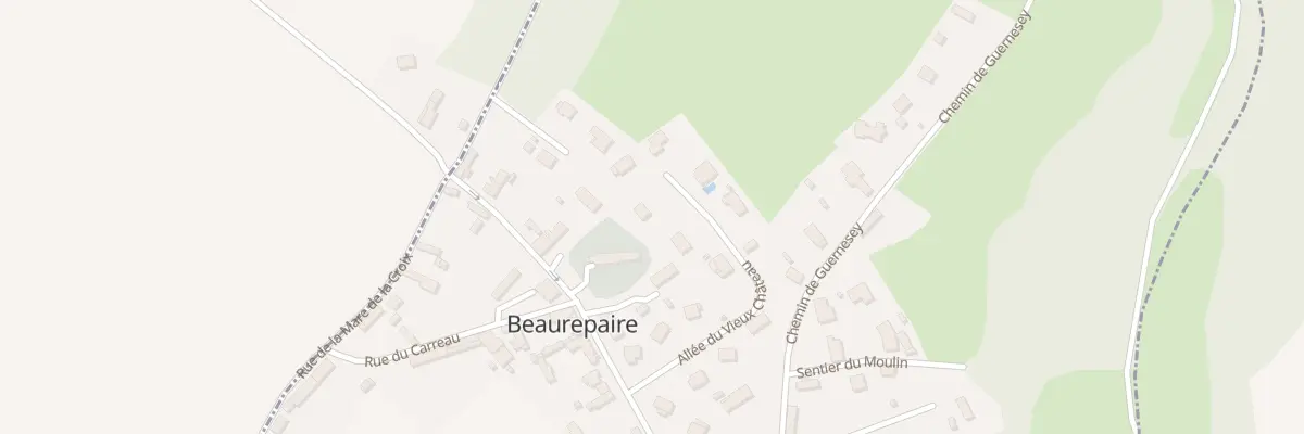 Plan du 12 All du Vieux Chateau à Beaurepaire