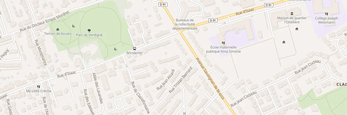 Plan du 22 Rue Jean Aicard au Mans
