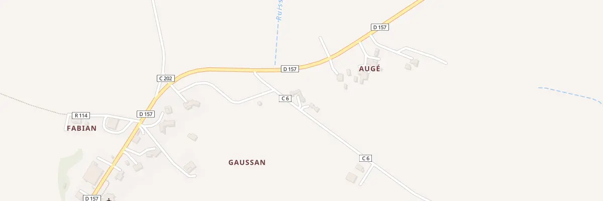 Plan du 5199B Auge à Castillon-Debats
