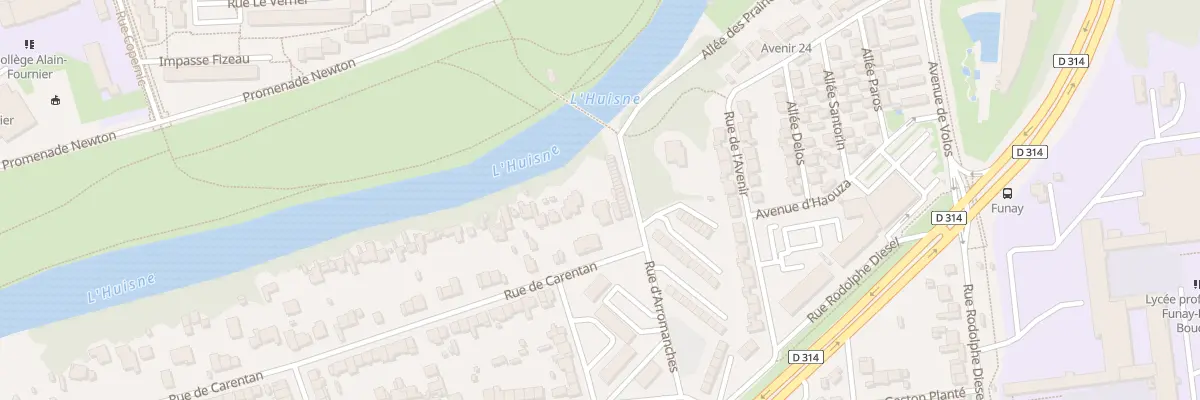 Plan du 125 Rue de Carentan au Mans