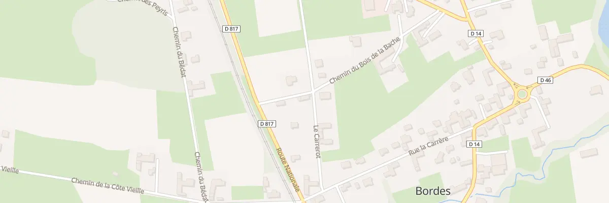Plan du 7 Rle Le Carrerot à Bordes